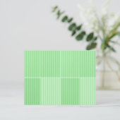 緑のベーステンプレート:買空白の文字イメージの追加 ポストカード (スタンド正面)