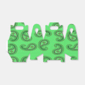 緑のペイズリー模様 フェイバーボックス (折り畳みなし)