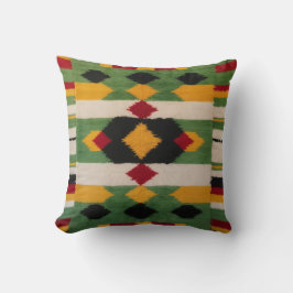 緑のペルシャ絨毯で装飾に深みを加える クッション