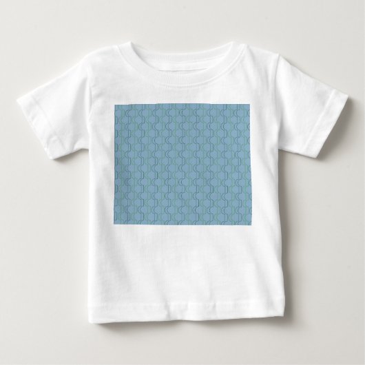 緑のホタテ ベビーTシャツ (正面)