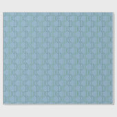 緑のホタテ ラッピングペーパー (フラット)