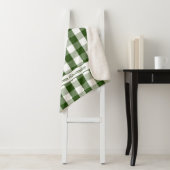 緑のホワイトバッファローチェック毛布の名前 シェルパブランケット (インサイチュ)