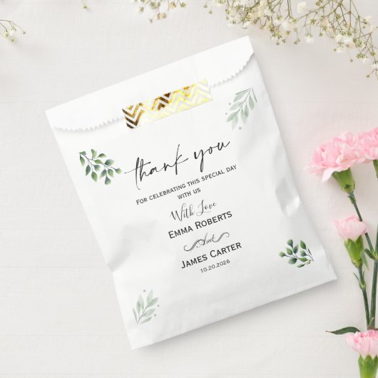 緑のボホリーフのお気に入りボックス フェイバーバッグ (封をした状態)