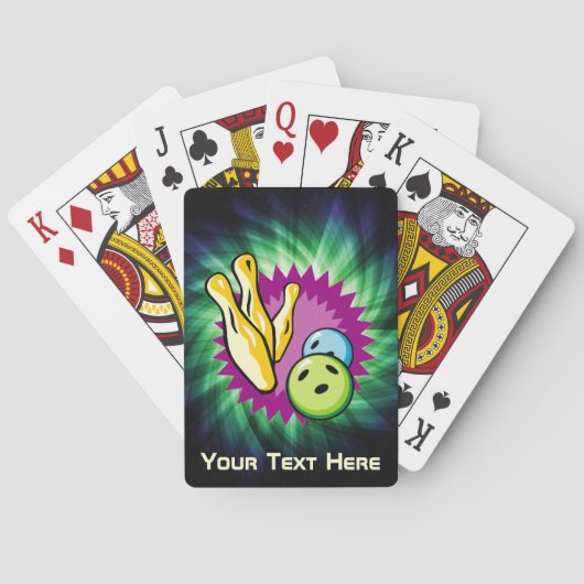 緑のボーリング・ボール; ピン トランプ (裏面)