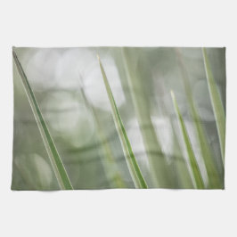 緑のポインティプラント自然写真 キッチンタオル