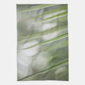 緑のポインティプラント自然写真 キッチンタオル (縦)