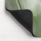 緑のポインティプラント自然写真 マウスパッド (コーナー)