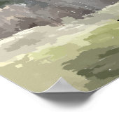 緑のポスターの通過 ポスター (角)