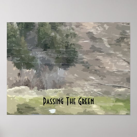 緑のポスターの通過 ポスター (正面)