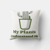 緑のポッテッドサボテン クッション (裏面)