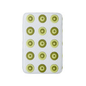 緑のポルカドット バスマット (正面縦)