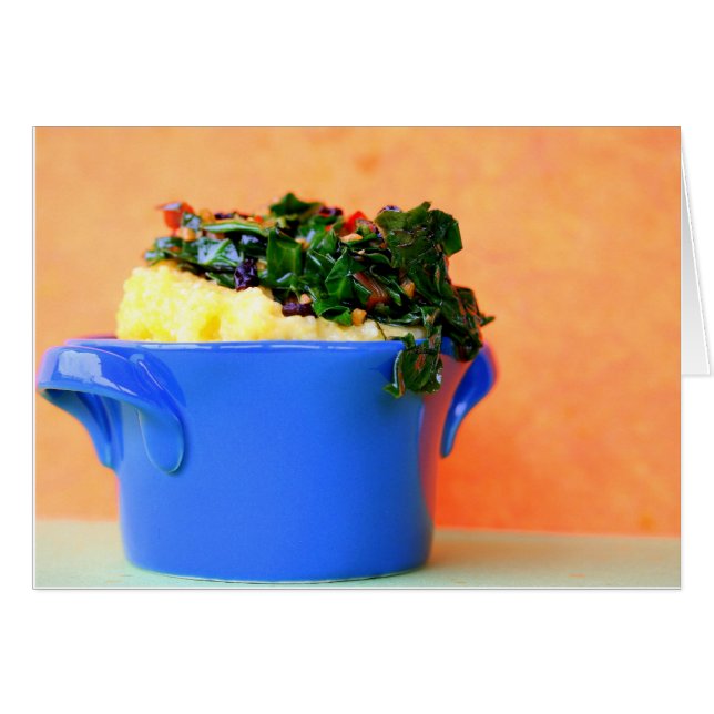 緑のポレンタ (正面横)