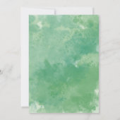 緑のポーション&呪文ウィッチカルドロンハロウィーン 招待状 (裏面)