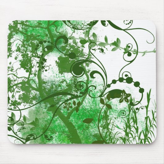 緑のマウスパッド マウスパッド (正面)