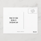 緑のマクロひまわりのフローラカスタマイズ可能はがき ポストカード (裏面)