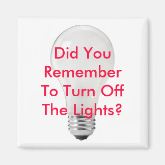 緑のマグネットを消灯することを忘れない マグネット