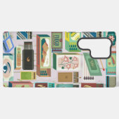 緑のマッチボックス電話ケース SAMSUNG GALAXYケース (裏面横)