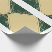 緑のマットラッピング紙 ラッピングペーパー (角)