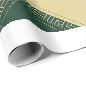 緑のマットラッピング紙 ラッピングペーパー (ロールコーナー)