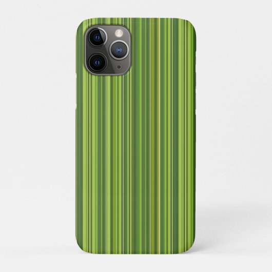 緑のマルチカラーのストライプがたくさん Case-Mate iPhoneケース (裏)