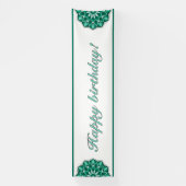 緑のマンダラ 横断幕 (縦)