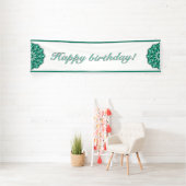 緑のマンダラ 横断幕 (インサイチュ)