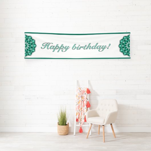 緑のマンダラ 横断幕 (インサイチュ)