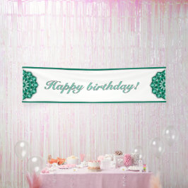 緑のマンダラ 横断幕