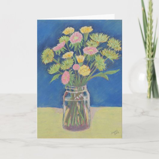 緑のミイラの挨拶状 カード (正面)