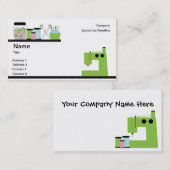 緑のミシン 名刺 (正面/裏面)