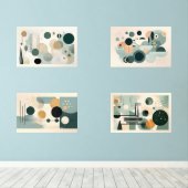 緑のミッドセンチュリー (ウッドフロア)