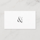 緑のミニマリストのWebサイトカードの挿入 プレイスカード (裏面)