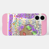 緑のメガネをかけている女性 Case-Mate iPhoneケース (裏面 (横))