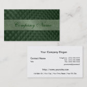 緑のメタリックディンプル 名刺 (正面/裏面)
