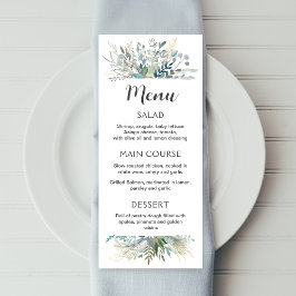 緑のメニュー メニュー