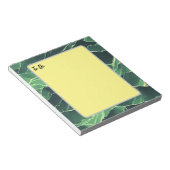 緑のメモ帳の色合いの山 ノートパッド (アングル)