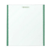 緑のメモ縁ど帳 ノートパッド (正面)