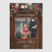 緑のメリークリスマスフォトダークウッドの休日 (正面)