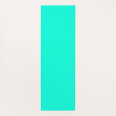 緑のモダングラデーション水色の夏の自然 ヨガマット (裏面)