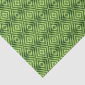緑のモダンダイヤモンドパターン 薄葉紙 (詳細)
