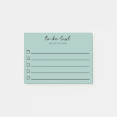 緑のモダンチェックボックスを並べて表示するには ポストイット (正面)