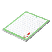 緑のモダン枠が並んだ格言 ノートパッド (回転)