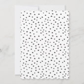 緑のモダン鱗片状エッジ結合サンキューカード サンキューカード (裏面)