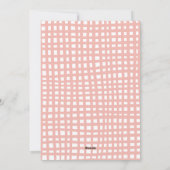 緑のモノグラムクレストボウメリークリスマスフォト シーズンカード (裏面)