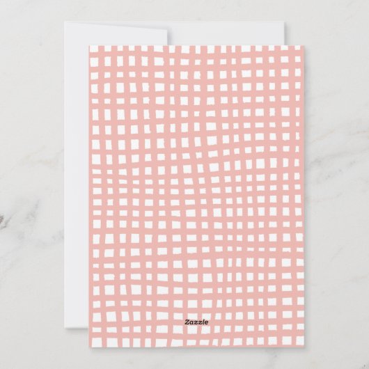 緑のモノグラムクレストボウメリークリスマスフォト シーズンカード (裏面)