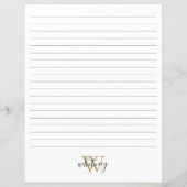 緑のモノグラムレシピカードのキッチンから (裏面)