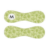 緑のヤシの木のパターン 野球ボール (パネル)