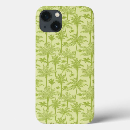 緑のヤシの木のパターン Case-Mate iPhoneケース (裏面)