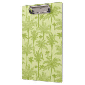 緑のヤシの木パターン クリップボード (左)