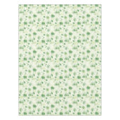 緑のヤシの木パターン テーブルクロス (正面)